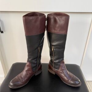Vince Camuto Keaton Leather Riding Boots, Size 8